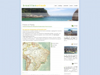brasilienurlaub-paraty.de Webseite Vorschau