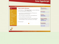 peter-eggenberger.ch Webseite Vorschau