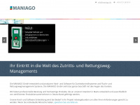 maniago.de Webseite Vorschau
