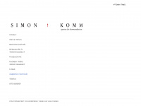 simon-komm.de Webseite Vorschau