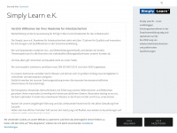 simply-learn.de Webseite Vorschau