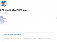 ski-club-beckum.de Webseite Vorschau