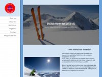 skiclubwaf.de Webseite Vorschau