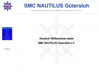 smcnautilus-guetersloh.de Webseite Vorschau