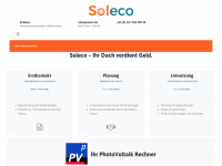 soleco.de Webseite Vorschau