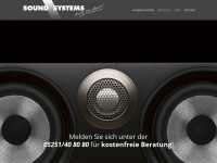 sound-systems.de Webseite Vorschau