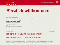 spd-bulmke.de Webseite Vorschau