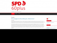 ag60plus.spd-duisburg.de Webseite Vorschau
