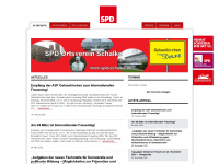 spd-schalke.de Webseite Vorschau