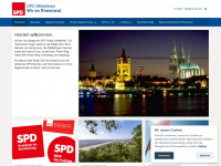 spd-mittelrhein.de Webseite Vorschau