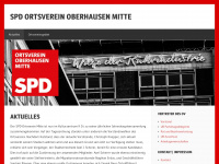 spd-oberhausen-mitte.de Webseite Vorschau