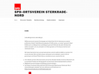 spd-sterkrade-nord.de Webseite Vorschau