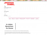 spedition-goebel.com Webseite Vorschau
