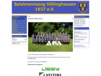 spielmannszug-voellinghausen.de Webseite Vorschau