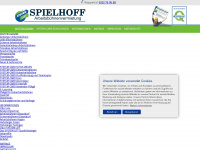 spielhoff.de Webseite Vorschau