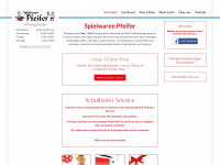 spielwaren-pfeifer.de Webseite Vorschau