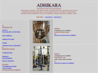 adhikara.com Webseite Vorschau