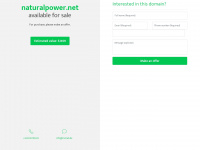 naturalpower.net Webseite Vorschau