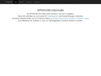 spricom.de Webseite Vorschau