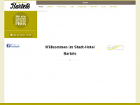 stadthotel-bartels.de Webseite Vorschau