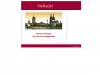 manadel.de Webseite Vorschau