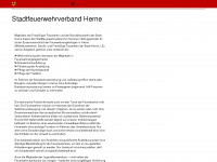 stadtfeuerwehrverband-herne.de Webseite Vorschau