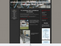 stahlbauwolf.de Webseite Vorschau