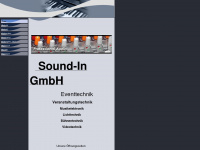sound-in.de Webseite Vorschau