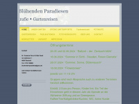 bluehende-paradiese.de Webseite Vorschau