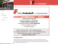 stefan-frohnhoff.de Webseite Vorschau