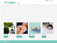 spital-linth.ch Webseite Vorschau