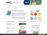 vhs-bergheim.de Webseite Vorschau