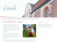 st-johann.org Webseite Vorschau