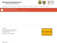 heimatverein-korschenbroich.de Webseite Vorschau