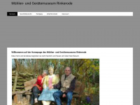 muehlenmuseum-rinkerode.de Webseite Vorschau