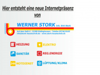 stork-haustechnik.de Webseite Vorschau