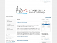 st-petronilla-wettringen.de Webseite Vorschau