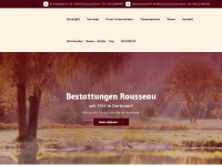 rousseau-bestattungshaus.de Webseite Vorschau