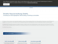 strothe-hausverwaltung.de Webseite Vorschau