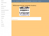 language-academy.net Webseite Vorschau