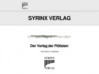 syrinx-verlag.de Webseite Vorschau