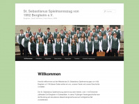 spielmannszug-bergheim.de Webseite Vorschau