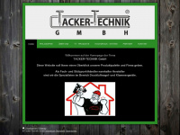 tacker-technik.com Webseite Vorschau
