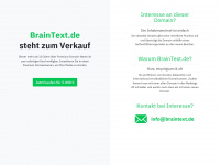 braintext.de Webseite Vorschau