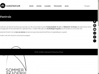 sommerakademie-tanz.de Webseite Vorschau