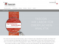 tascon.eu Webseite Vorschau