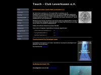 tauchclubleverkusen.de Webseite Vorschau