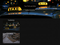 taxi-fell-hihn.de Webseite Vorschau
