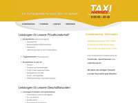 taxi-hannes.de Webseite Vorschau