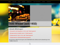 taxi-wisser.de Webseite Vorschau